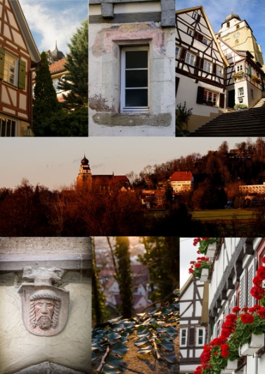 Collage mit Fotos aus Herrenberg
